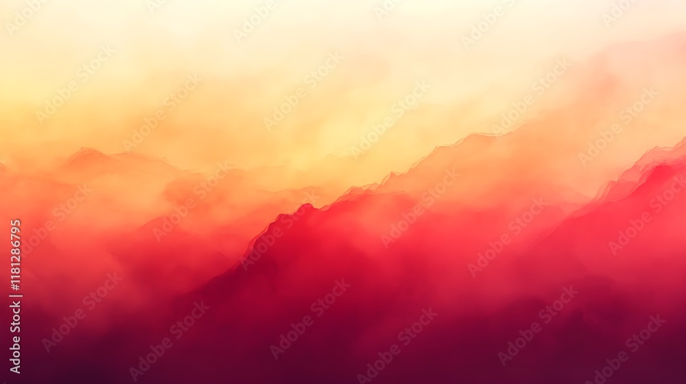 gradient of warm orange and red tones fading into soft pink. gradient of warm orange and red tones fading into soft pink.