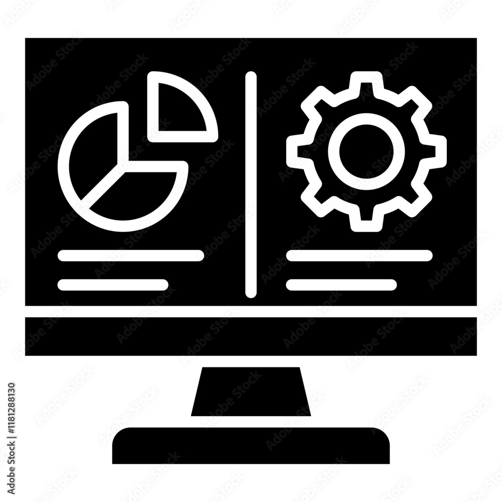 Data Presentation Icon Data Presentation Icon