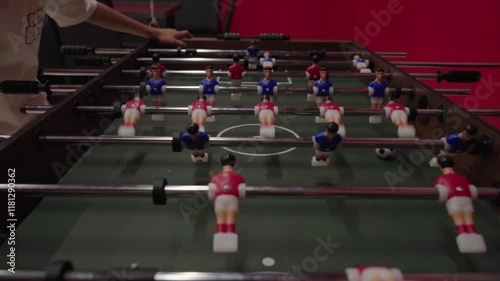 Wallpaper Mural children playing table football in the children's entertainment center Torontodigital.ca