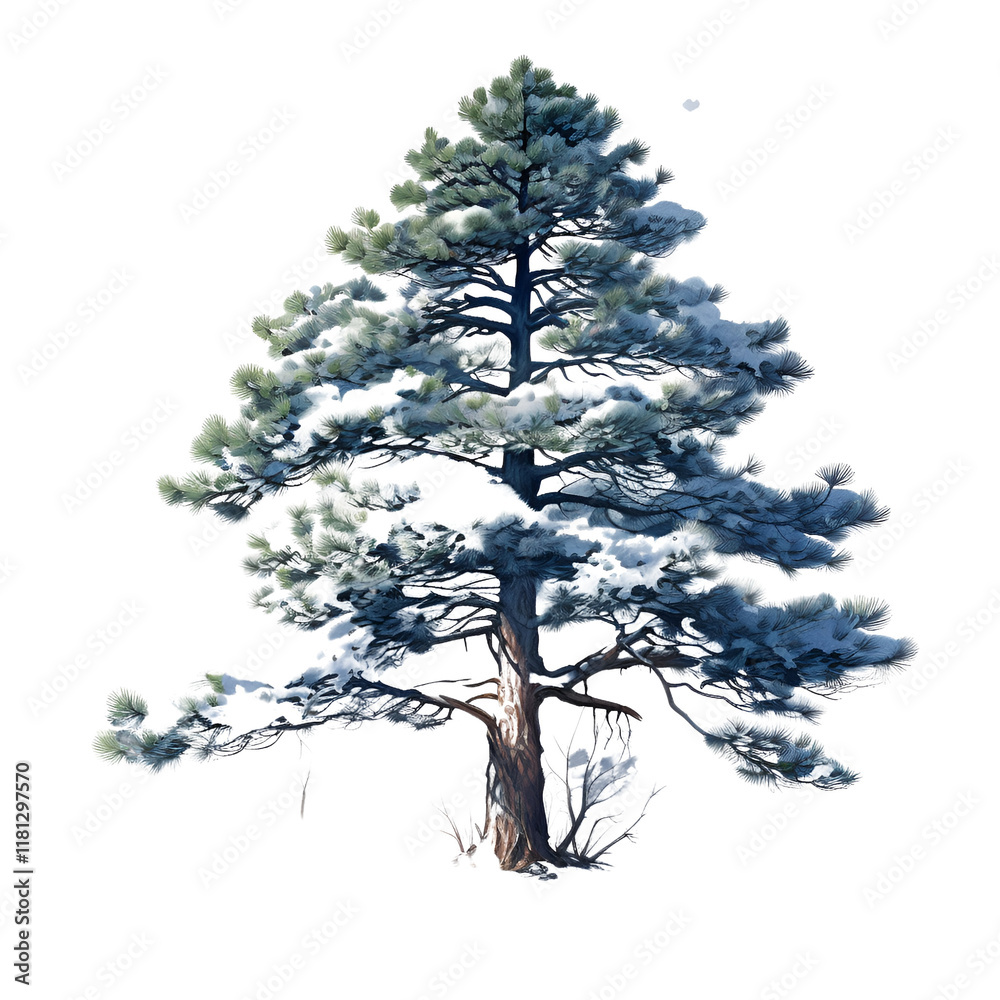 Obraz premium North Pole Clipart Vector Illustration