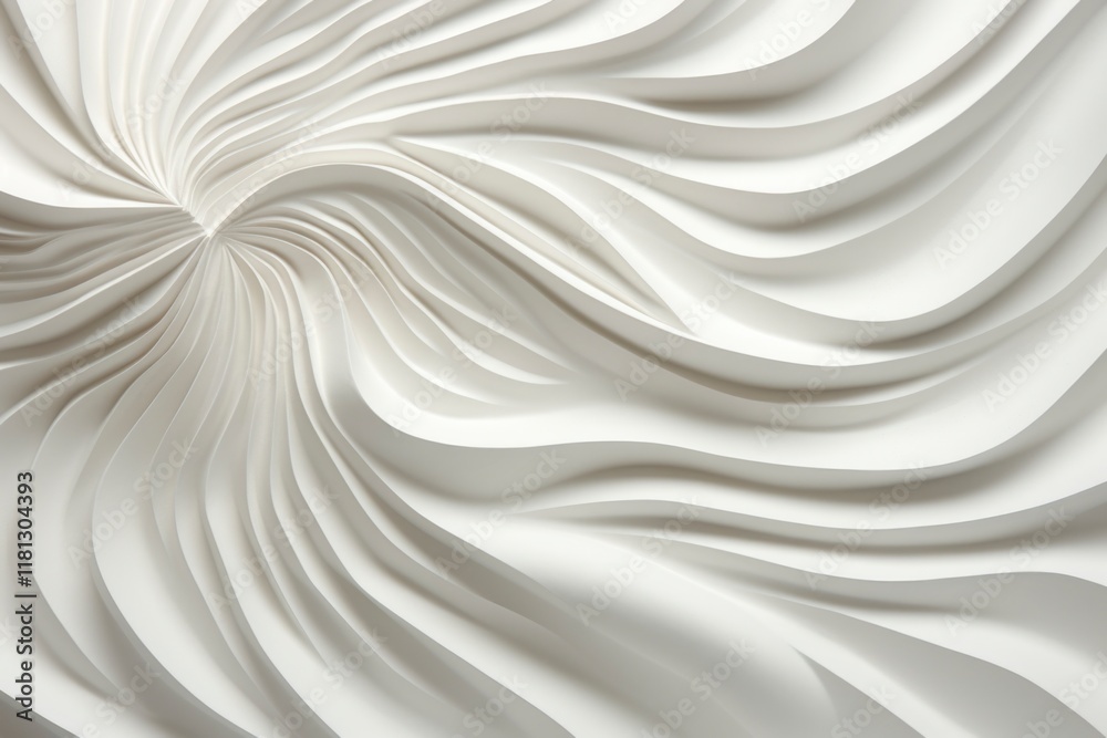 Obraz premium Futuristic white abstract geometric pattern background wallpaper decoration texture