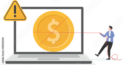 Internet Fraud. Thief stole a bag of money from online account
