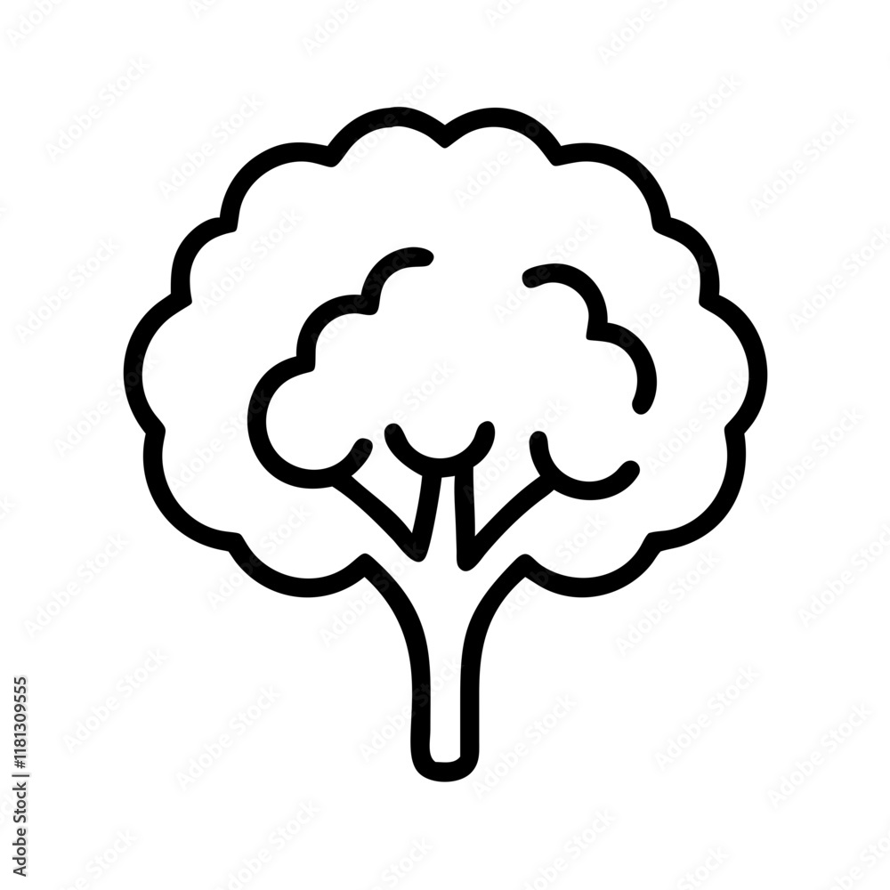 cottonwood tree icon, tree line art, tree vector - simple black line art icon of cottonwood tree perfect for logos, and tree-themed designs. cottonwood tree icon, tree line art, tree vector - simple black line art icon of cottonwood tree perfect for logos, and tree-themed designs.