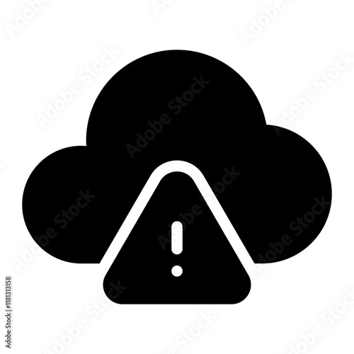 cloud glyph icon
