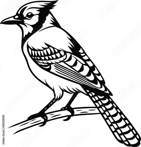 blue jay bird silhouette photo