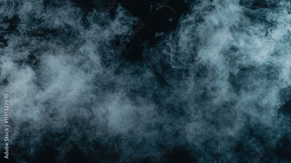 Fototapeta premium Abstract Smoke Patterns in Dark Background, Abstract smoke concept.
