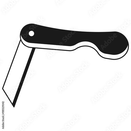 cutter and knife vector illustration design