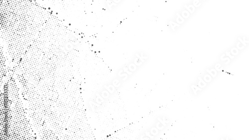 Gradient Dots Abstract Halftone Texture, Dust and scratches design, halftone pattern effect texture Black grunge abstract background