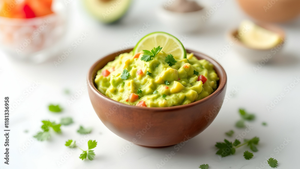 Fresh Guacamole with Lime and Cilantro Fresh Guacamole with Lime and Cilantro