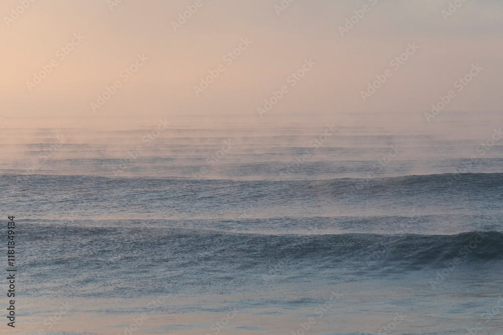 Mist over the Atlantic Sea. Mist over the Atlantic Sea.