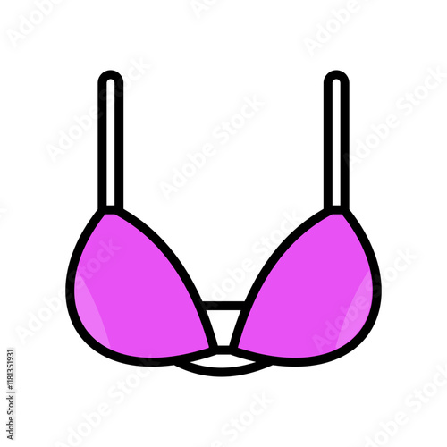 Underwear Bra icon design vector template