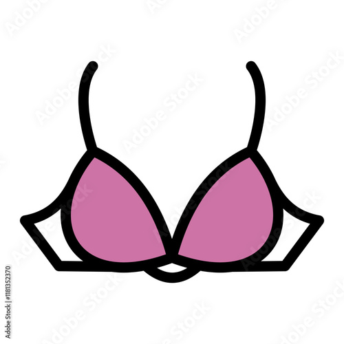 Underwear Bra icon design vector template