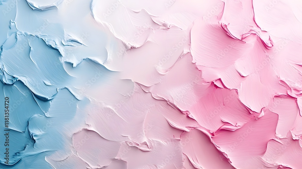 A textured background of smooth, layered pastels in soft pinks and blues A textured background of smooth, layered pastels in soft pinks and blues