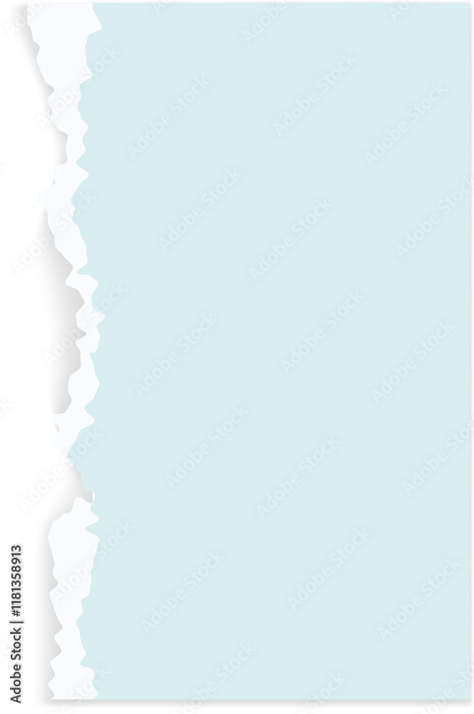 Obraz premium Torn Sheet Edge