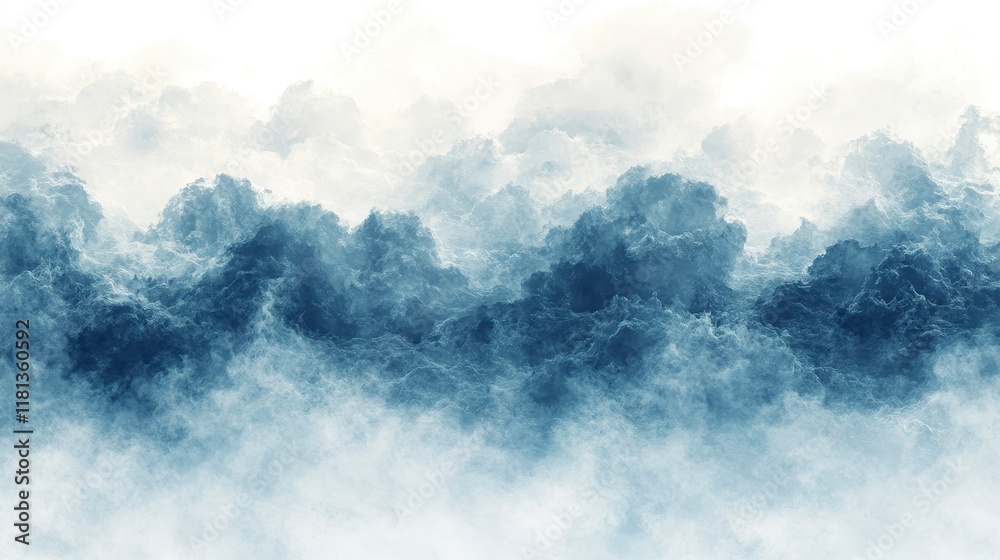 Abstract blue and white cloudscape, aerial view. Abstract blue and white cloudscape, aerial view.