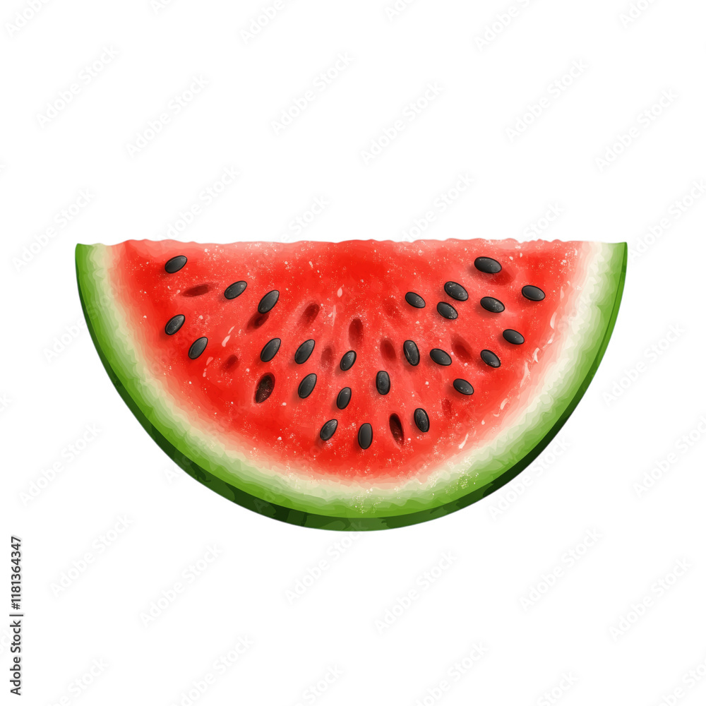watermelon slice isolated on white transparent background watermelon slice isolated on white transparent background