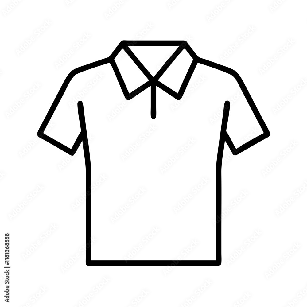 polo shirt icon, dress line art, dress vector - simple black line art icon of polo shirt perfect for logos, and dress-themed designs. polo shirt icon, dress line art, dress vector - simple black line art icon of polo shirt perfect for logos, and dress-themed designs.