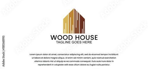 wooden floor logo design, house floor logo, ceramic pattern logo, wooden parquet floor logo. Wooden house and wooden furniture vector template.