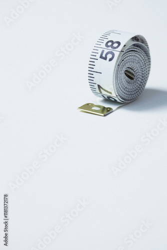 Rolled up Measuring tape
 photo