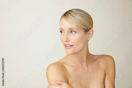 Woman with Hair Pulled Back
 photo