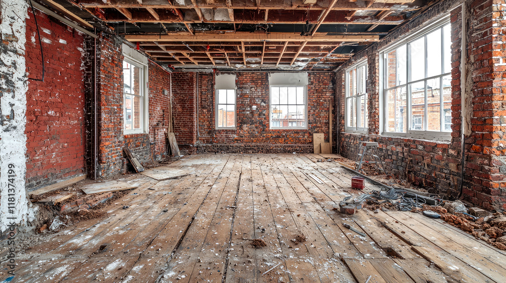 Renovation of Old Brick Building Interior Renovation of Old Brick Building Interior