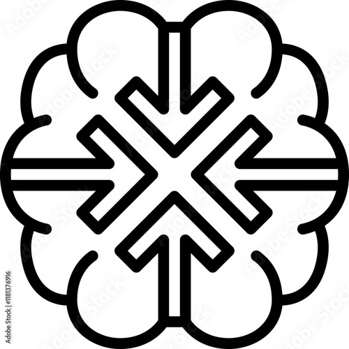 brainstorming line icon