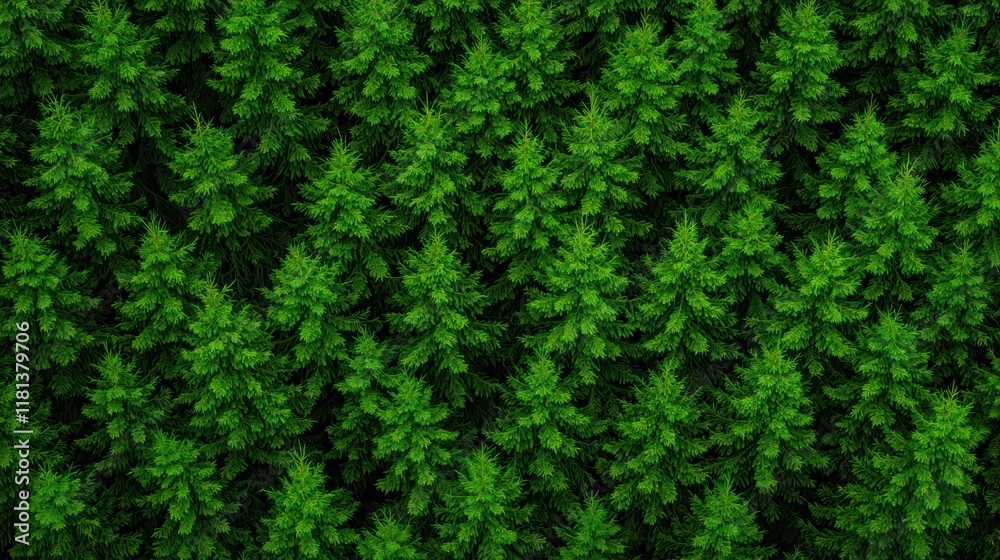 Lush Evergreen Forest Canopy from Above, Nature Background View Lush Evergreen Forest Canopy from Above, Nature Background View
