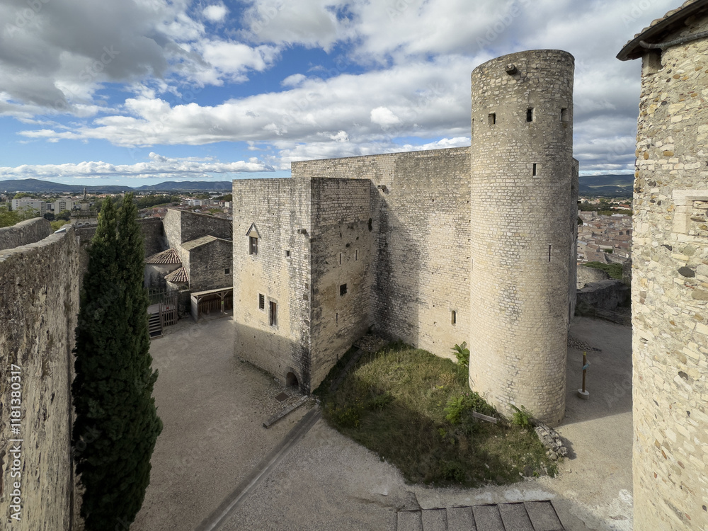 Towers of a Castle with Scenic View Montélimar Towers of a Castle with Scenic View Montélimar