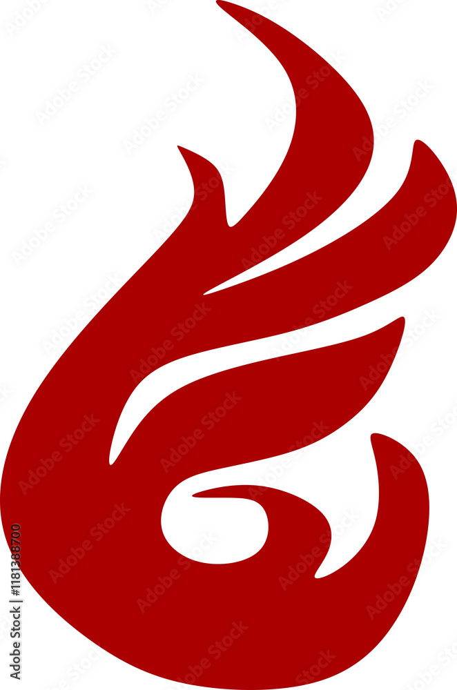 Naklejka premium fire