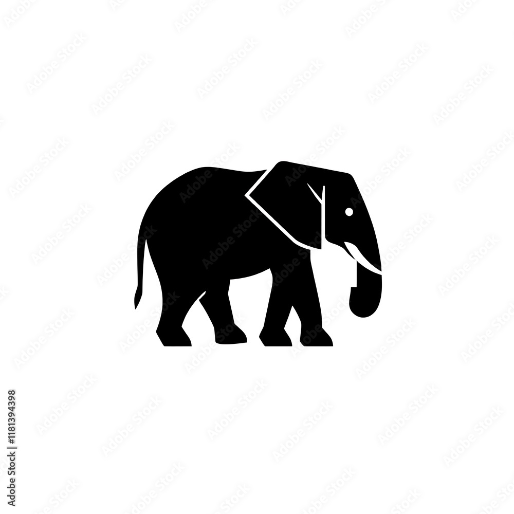 Obraz premium Majestic Elephant Silhouette 