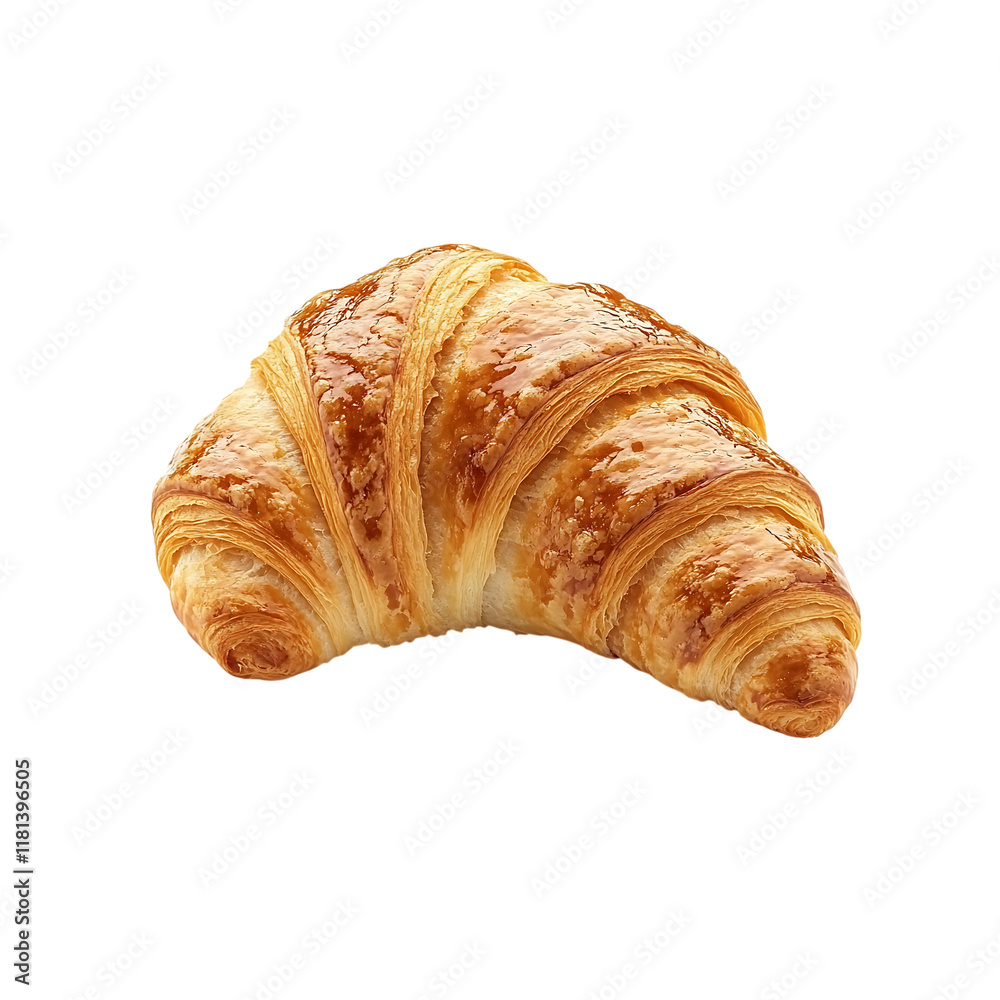 delicious croissant isolated on a transparent background, in PNG format delicious croissant isolated on a transparent background, in PNG format