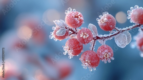 Frosty Morning Light on Winter Gardens photo