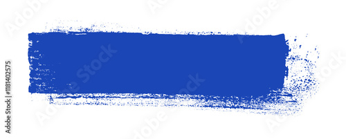 Grunge Textur blau: Farbstreifen mit Raum für Text