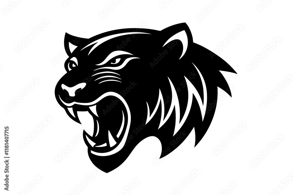 head of a tiger head of a tiger