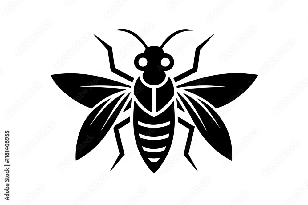 Obraz premium black and white butterfly