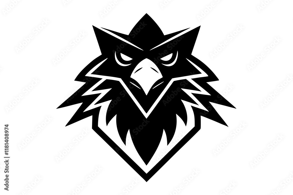 Obraz premium wolf tribal tattoo