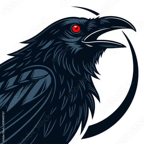 design a dark and mysterious mascot icon