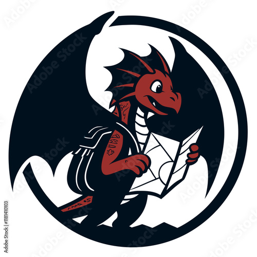 design an adventure themed mascot icon