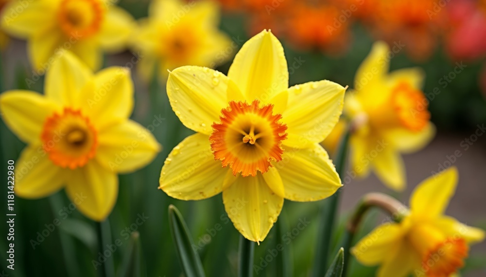 Yellow Daffodils Spring Flowers Yellow Daffodils Spring Flowers