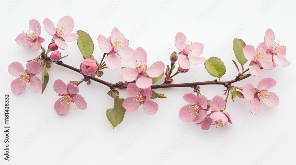 Fototapeta premium Delicate Pink Blossoms in Springtime
