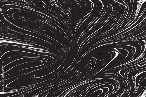 Elegant Abstract Wavy Texture with Flowing White Lines