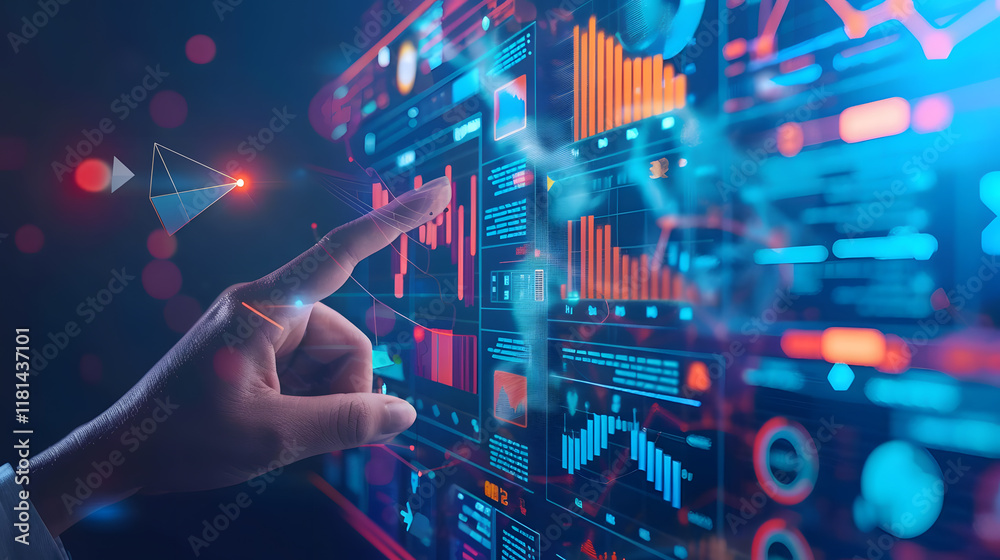 © Nongluk - Strategic business analysis person pointing to key master © Nongluk - Strategic business analysis person pointing to key master