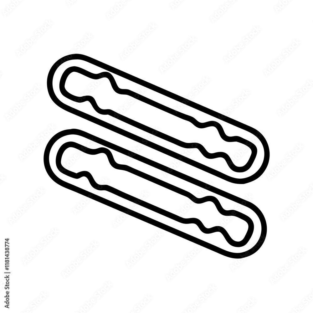 barettes icon, Accessories line art, Accessories vector - simple black line art icon of barettes perfect for logos, and Accessories-themed designs. barettes icon, Accessories line art, Accessories vector - simple black line art icon of barettes perfect for logos, and Accessories-themed designs.