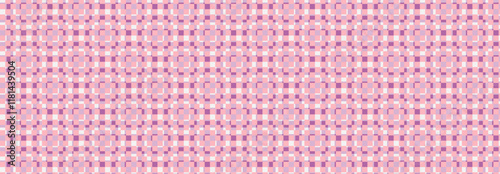 Abstract Geometric pattern,Square, Illustration, vector, alternating overlapping, orderly arrangement background, Pink and Purple, banner, website, template, colorful.