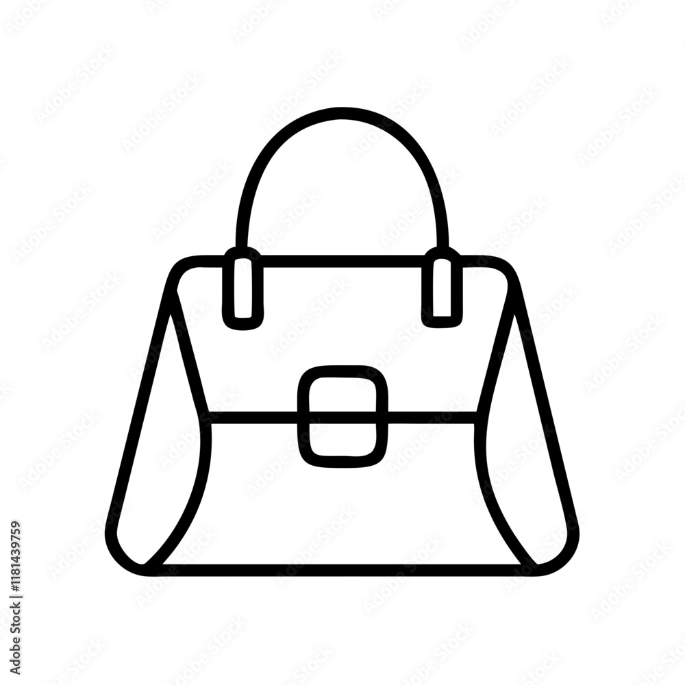 handbags icon, Accessories line art, Accessories vector - simple black line art icon of handbags perfect for logos, and Accessories-themed designs. handbags icon, Accessories line art, Accessories vector - simple black line art icon of handbags perfect for logos, and Accessories-themed designs.