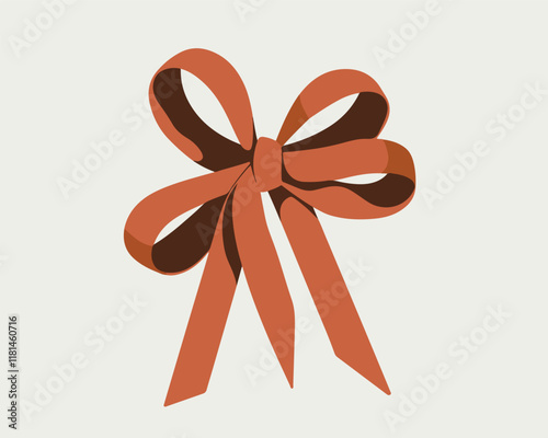Giftbox ribbon illustration of a vector gift box with lace and rope binding, colorful gift box ribbons with box binding lace for occation and party.