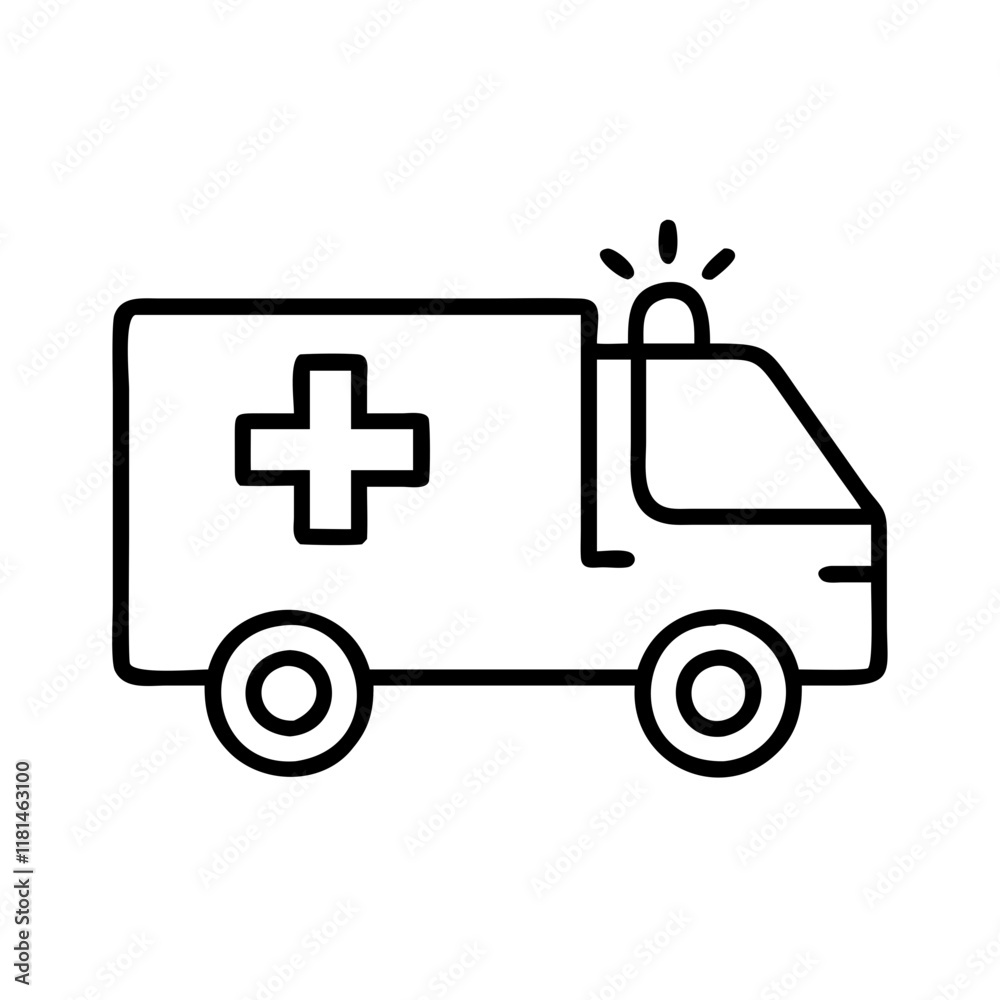 ambulance icon, vehicle line art, vehicle vector - simple black line art icon of ambulance perfect for logos, and vehicle-themed designs. ambulance icon, vehicle line art, vehicle vector - simple black line art icon of ambulance perfect for logos, and vehicle-themed designs.