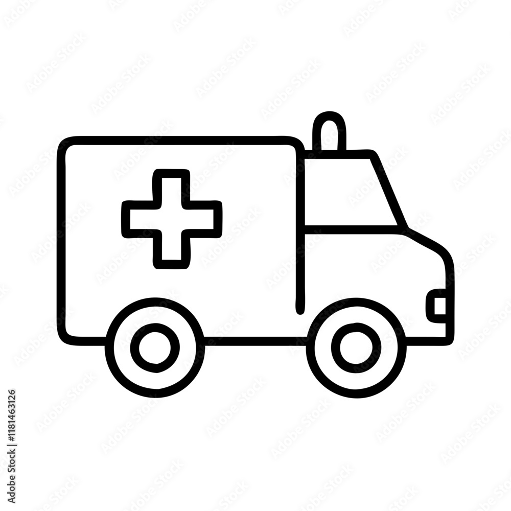 ambulance icon, vehicle line art, vehicle vector - simple black line art icon of ambulance perfect for logos, and vehicle-themed designs. ambulance icon, vehicle line art, vehicle vector - simple black line art icon of ambulance perfect for logos, and vehicle-themed designs.