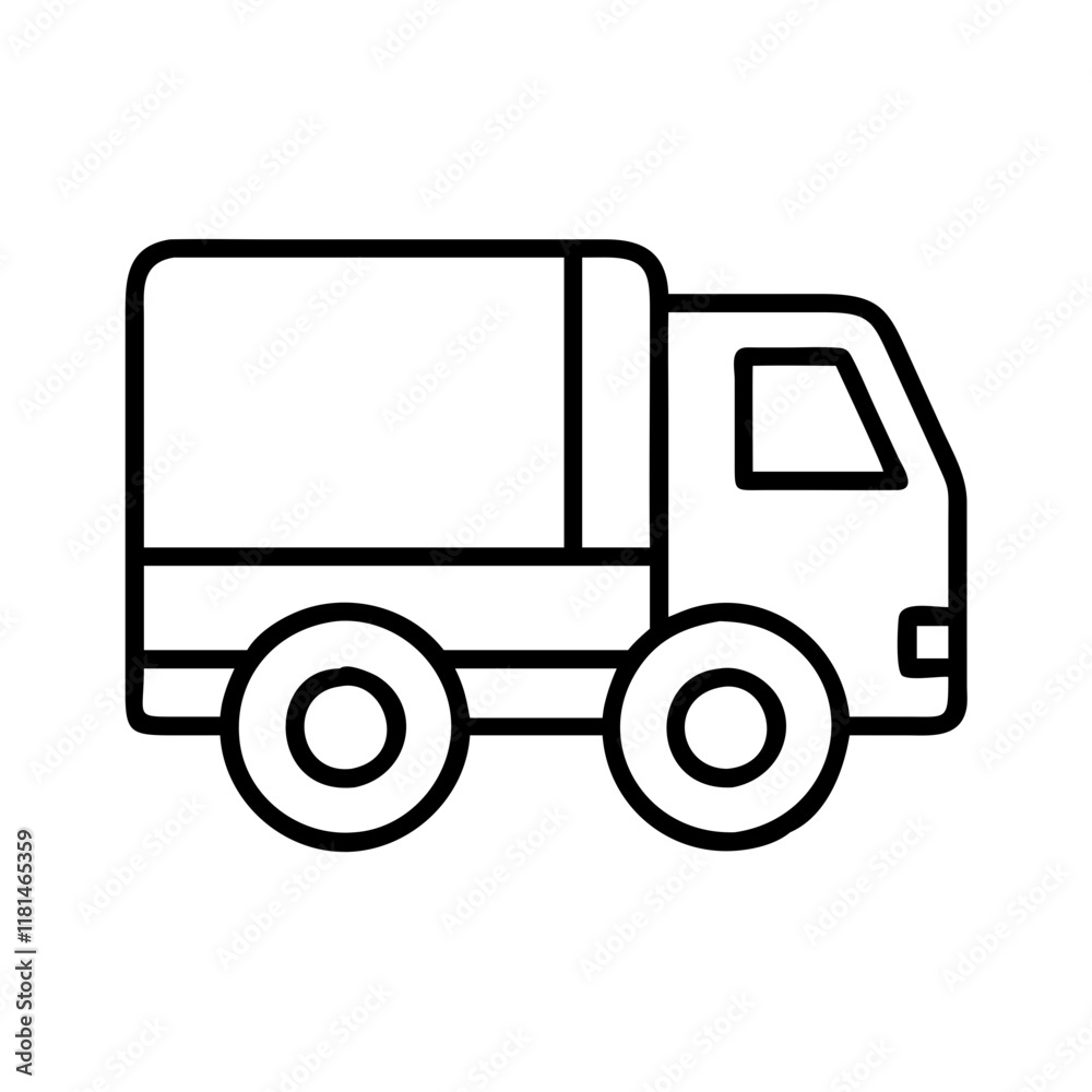 lorry icon, vehicle line art, vehicle vector - simple black line art icon of lorry perfect for logos, and vehicle-themed designs. lorry icon, vehicle line art, vehicle vector - simple black line art icon of lorry perfect for logos, and vehicle-themed designs.