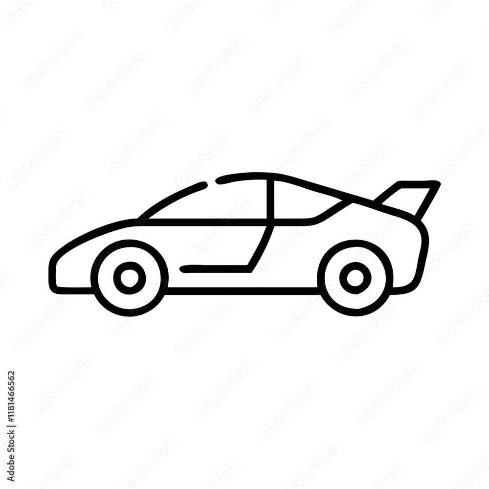sports car icon, vehicle line art, vehicle vector - simple black line art icon of sports car perfect for logos, and vehicle-themed designs. sports car icon, vehicle line art, vehicle vector - simple black line art icon of sports car perfect for logos, and vehicle-themed designs.